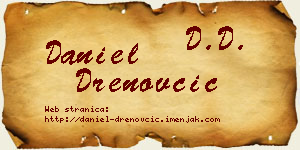 Daniel Drenovčić vizit kartica
